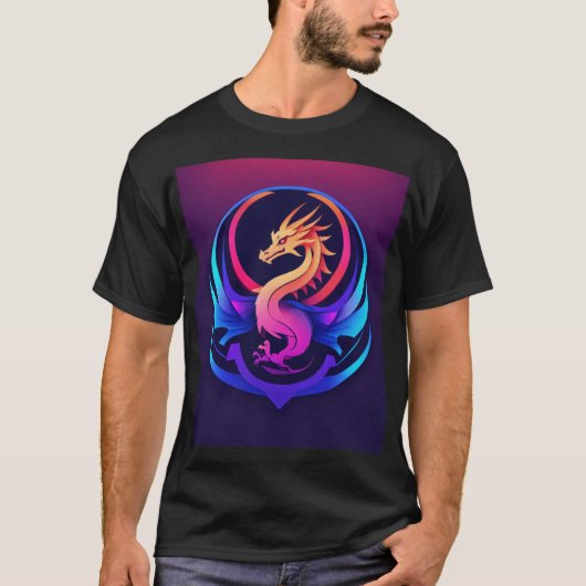 T-shirt " Dragon Guardian : Embrassez le mythe " (Devant)