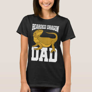 T-shirt Dragon harcelé Papa Reptile Animal Lizard Bearé D
