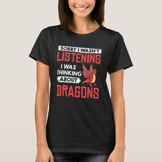 T-shirt Dragon Head Cute Imaginaire Créature 3 (Devant)