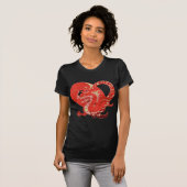 T-shirt Dragon Heart Valentine (Devant entier)