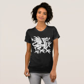 T-shirt Dragon héraldique 01 - blanc (Devant entier)