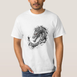 T-shirt Dragon Imaginaire animal sauvage illustration Art