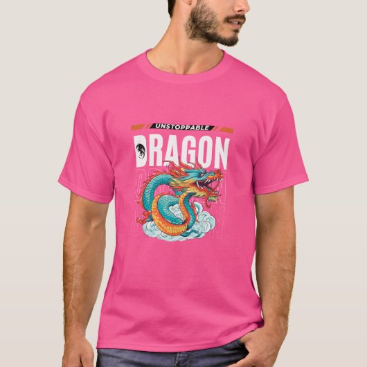 T-shirt Dragon Irrésistible (Devant)