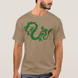 T-shirt Dragon Japon style rétro Asie Mosaic Dragon Premiu