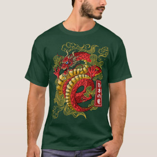 T-shirt Dragon japonais Anime Dragons japonais de tokyo Ta