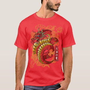 T-shirt Dragon japonais Anime Dragons japonais de tokyo Ta