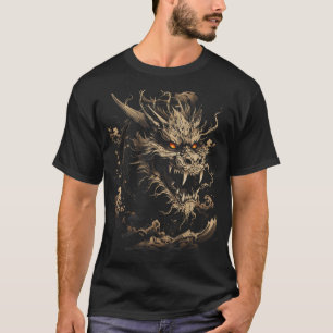 T-shirt Dragon japonais Tee - shirts graphiques japonais p