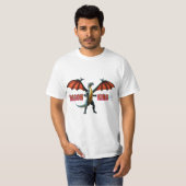 T-shirt Dragon King imprimé : application mythique (Devant entier)