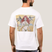 T-Shirt dragon krijger (Achterkant)