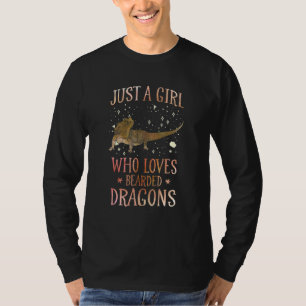 T-shirt Dragon Lourd Juste Une Fille Qui Aime Le Glisser L