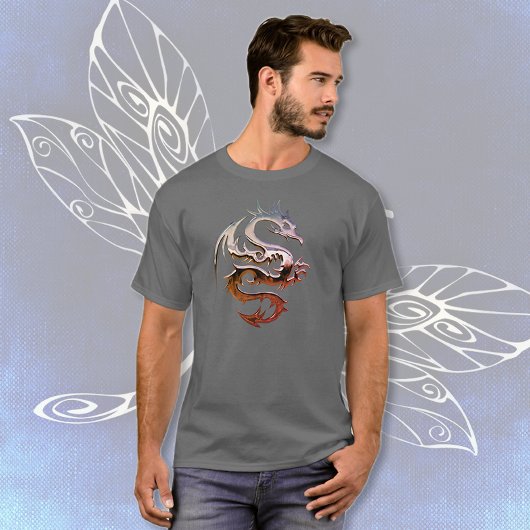 T-shirt Dragon Magenta