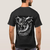 T-shirt Dragon majestueux : Tatouage Abstrait celtique com (Dos)