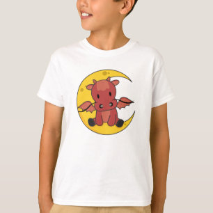 T-shirt Dragon Moon Bonne nuit Dragon Imaginaire