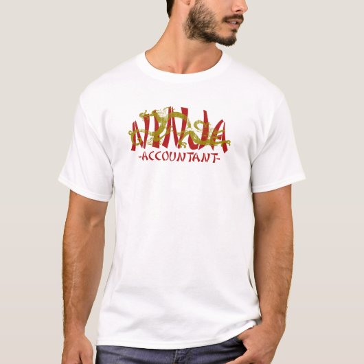 T-shirt Dragon Ninja - comptable (Devant)