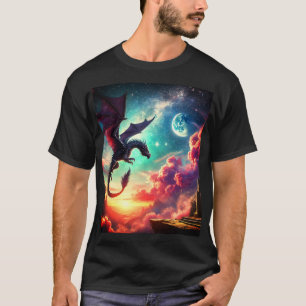 T-shirt Dragon noir
