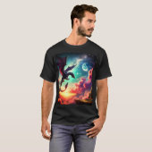T-shirt Dragon noir (Devant entier)