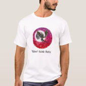 T-shirt Dragon Noir - Créature Fantastique Mythique Ciel R (Devant)
