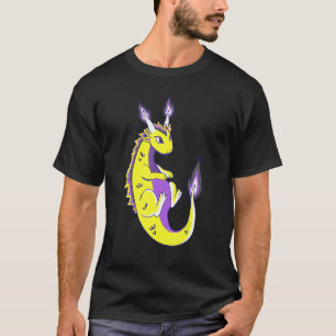 T-shirt Dragon non binaire LGBTQ Genderqueer Pride non bin