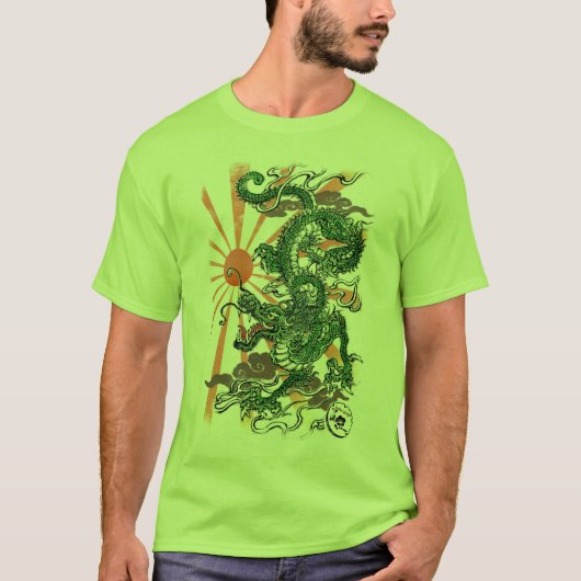 T-shirt Dragon oriental (Devant)