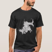 T-shirt Dragon Oriental Fierce (Devant)