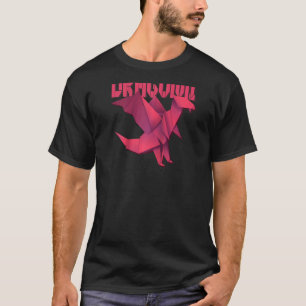 T-shirt Dragon Papier Origami - Polygone Origami Japonais