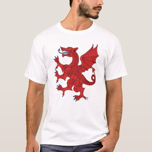 T-shirt Dragon Rampant Gules (Devant)