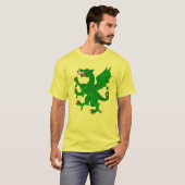 T-shirt Dragon Rampant Vert (Devant entier)
