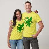 T-shirt Dragon Rampant Vert (Unisexe)