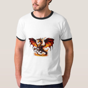 T-shirt Dragon respirant le feu