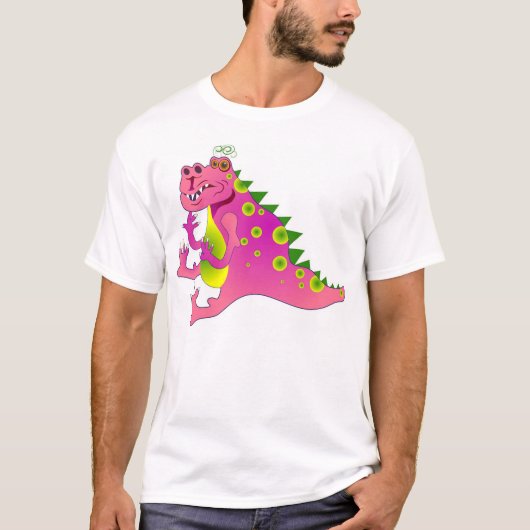 T-shirt Dragon rose (Devant)