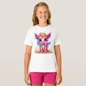 T-Shirt Dragon Rose (Devant entier)