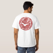 T-shirt Dragon rouge (Dos entier)