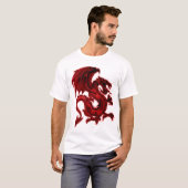 T-shirt Dragon rouge (Devant entier)