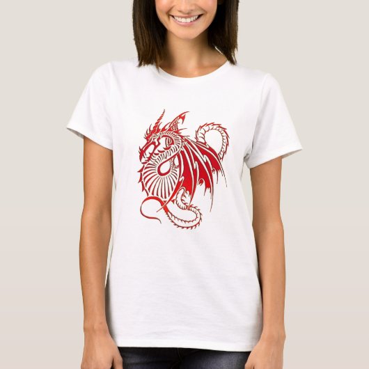T-shirt Dragon rouge (Devant)