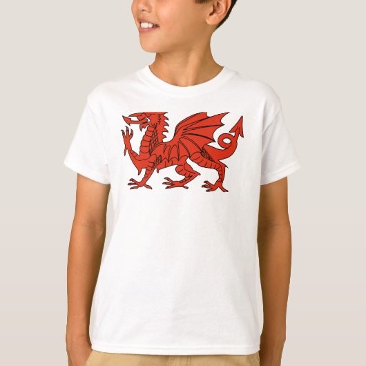 T-shirt Dragon rouge (Devant)