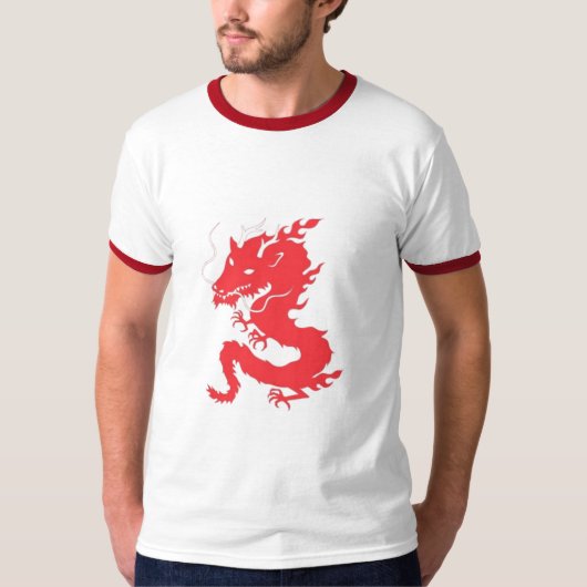T-shirt Dragon rouge (Devant)