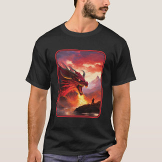 T-shirt Dragon rouge #1
