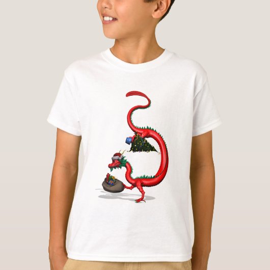 T-shirt Dragon rouge-est (Devant)