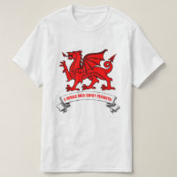 Dragon Rouge Gallois Avec Slogan