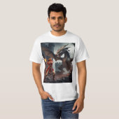 T-shirt Dragon’s Bane : Chevalier dans les ruines (Devant entier)
