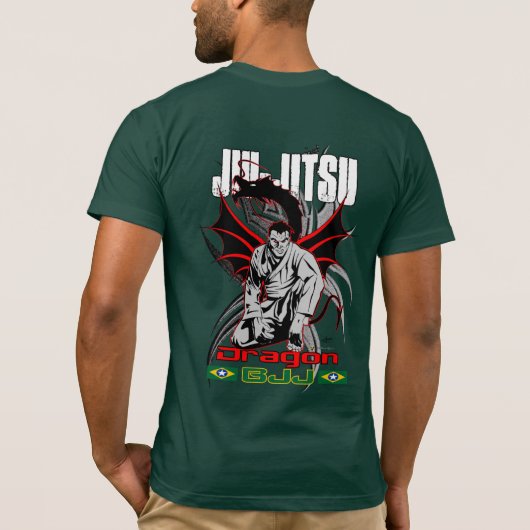 T-shirt Dragon S de Jiu-Jitsu (Dos)