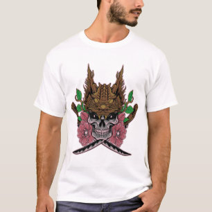 T-shirt Dragon Skull Samurai