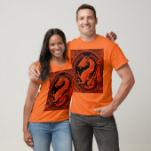 T-shirt dragon slavique (Unisexe)