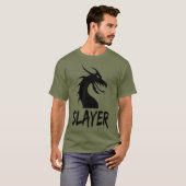 T-shirt Dragon Slayer RPG Role Playing Game Gamer Gaming (Devant entier)