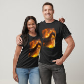 T-shirt Dragon spatial Respiration Fire (Unisexe)