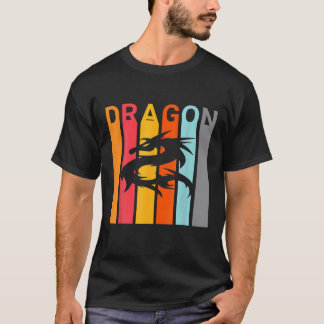 T-shirt Dragon Sur Votre Art Cool Vintage