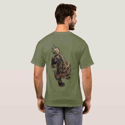 T-shirt Dragon Tigre (Dos entier)
