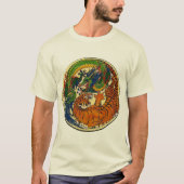 T-shirt Dragon/tigre Yin Yang (Devant)