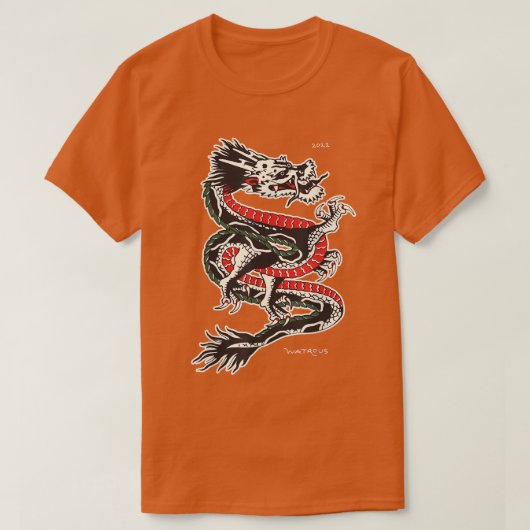T-shirt Dragon traditionnel (Design devant)