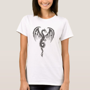 T-shirt Dragon tribal